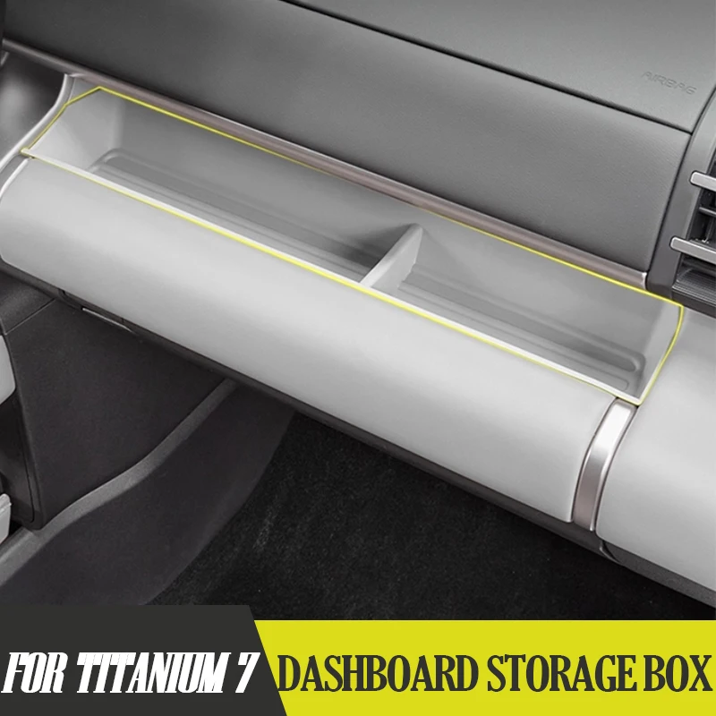 Silicone Dashboard Storage Box for BYD Leopard 7 Titanium 7 Anti-Slip Glove Precision-Fit Interior Protective Storage Refit Part