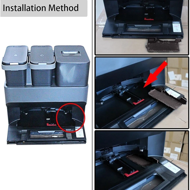 Acessórios de montagem de filtro de água e escova de manutenção para S7 Max Ultra totalmente automático vazio lavagem preenchimento Dock-A07G