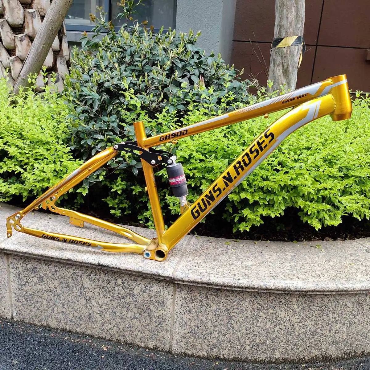 Kalosse Steel Beach Bikes Frame 190mm Rear Dropout 26er Fat Bicycle Frame 26*4.0 Inch