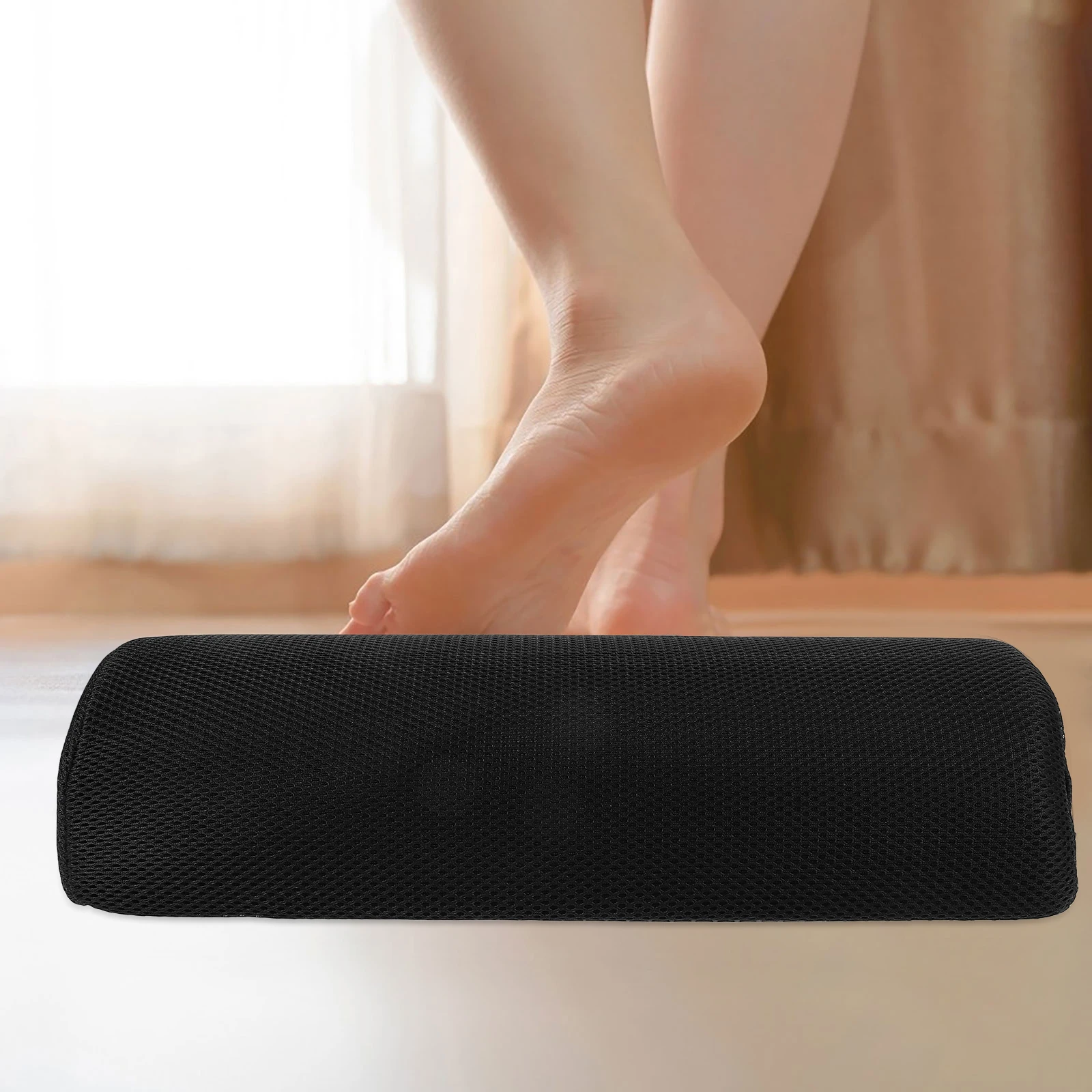 

Leg For Back Sleepers Knee Support Lumbar Bed Support Under Knee Elastic Waist Memory Foam Leg Bolster Pillow Semi Roll Pillow