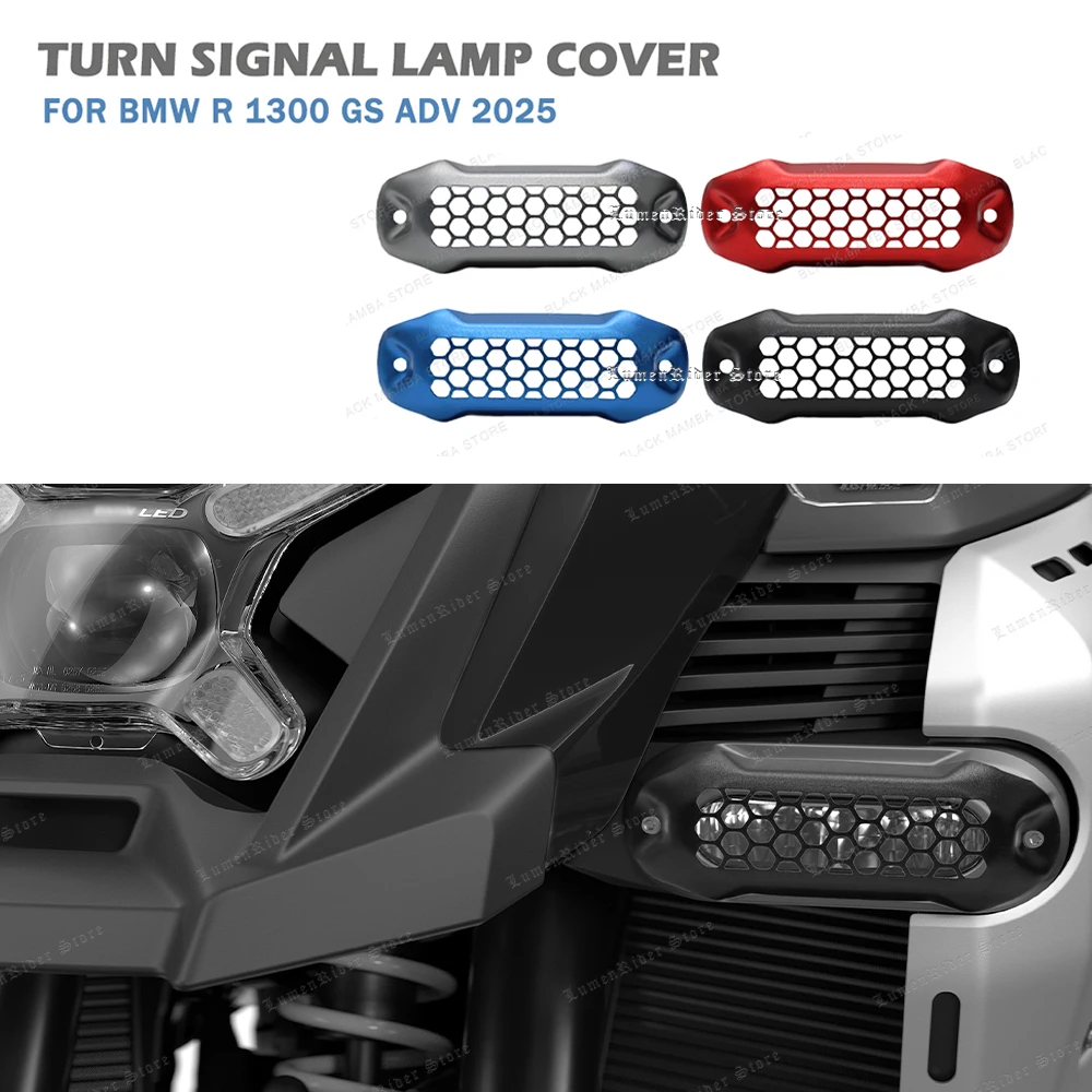 

R1300GS ADV 2025 Motorcycle Accessories LED Auxiliary Light Cover Lamp Protection Guard Grille for BMW R 1300 GS Adventure