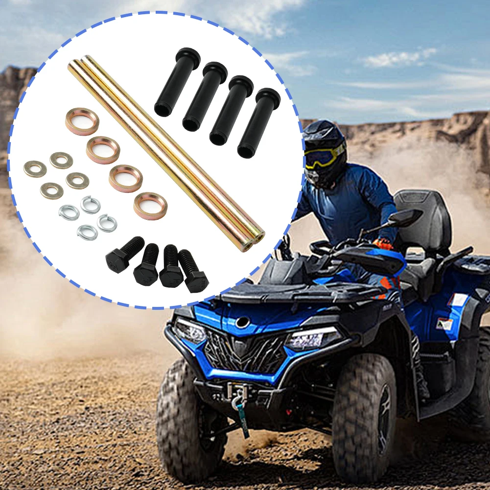 Front Lower A-ARM Bushing Shaft Kit Replaces 5020681 Front Lower A Arm Bushings Kit W/Shaft for Trail Blazer 250 330 400 Etc