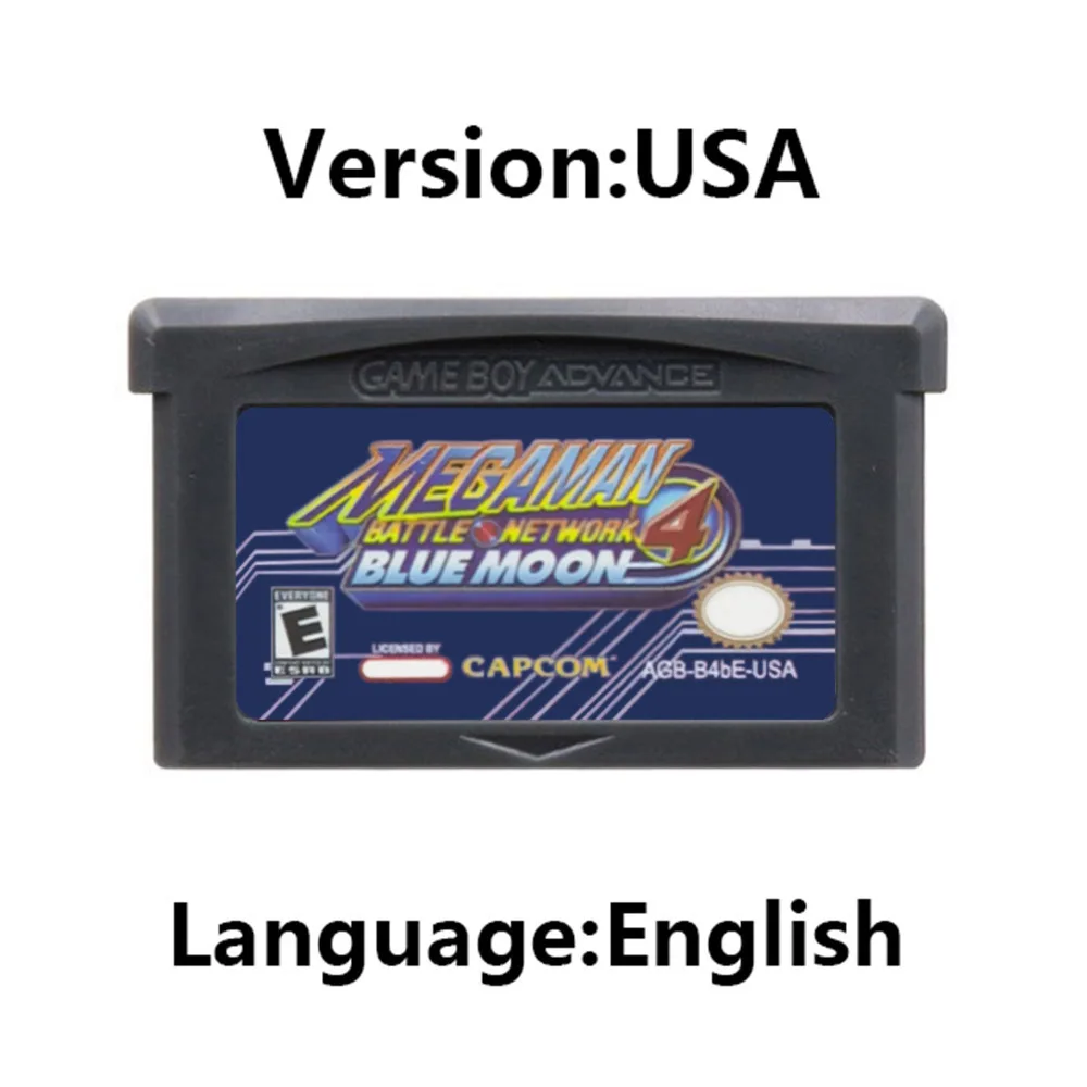 GBA لعبة خرطوشة MegaMan 32 بت لعبة فيديو وحدة التحكم بطاقة Megaman Zero 1-4 Megaman Red Sun Blue Moon لـ GBA #4