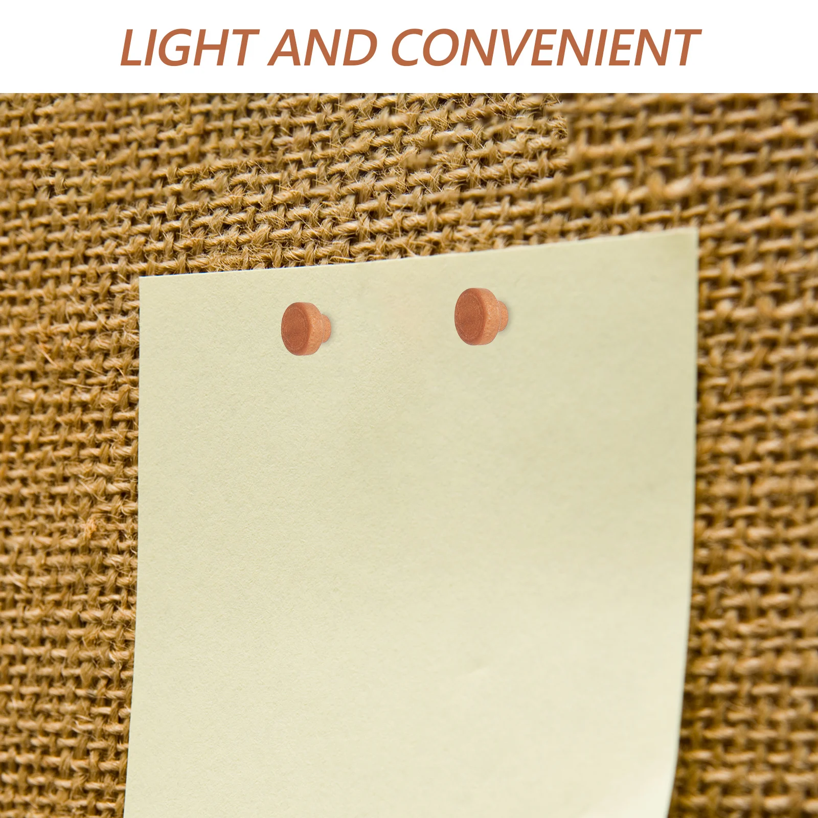 50 قطعة دبابيس ضغط للوحة الفلين رأس خشبي مستدير أدوات زخرفية مثبتة على الحائط مستلزمات تنظيم المنزل والمكتب #4