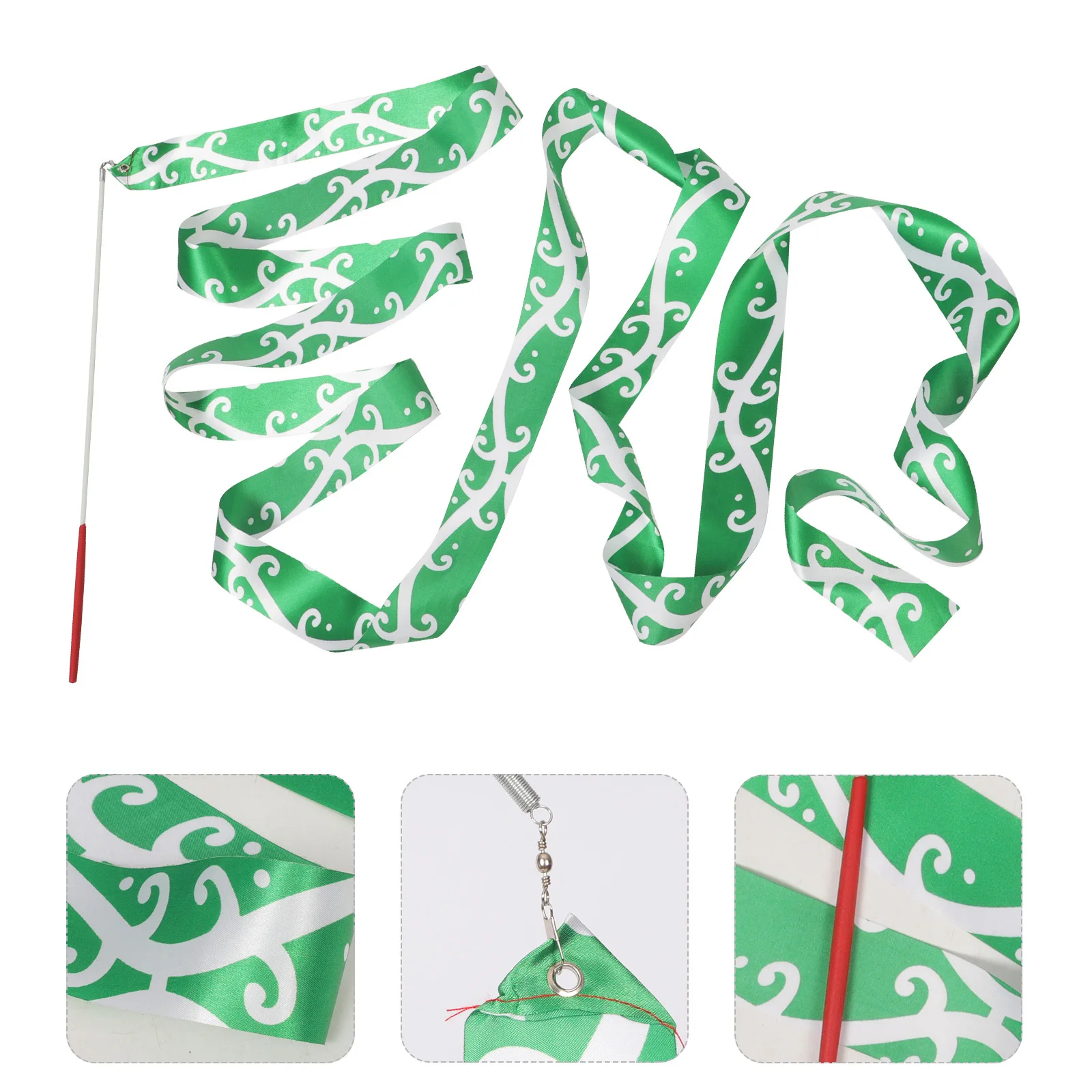 

Lightweight Dance Ribbon for Rhythmic Gymnastics Performance Artistic Dancing Streamer Portable Competition Prop Wand