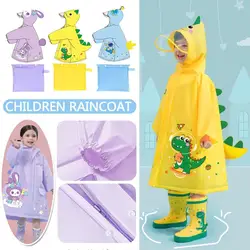 Children's Raincoats For Girls And Primary School Students Full Body Waterproof Raincoats School Bags Boys And Girls' Rainproof