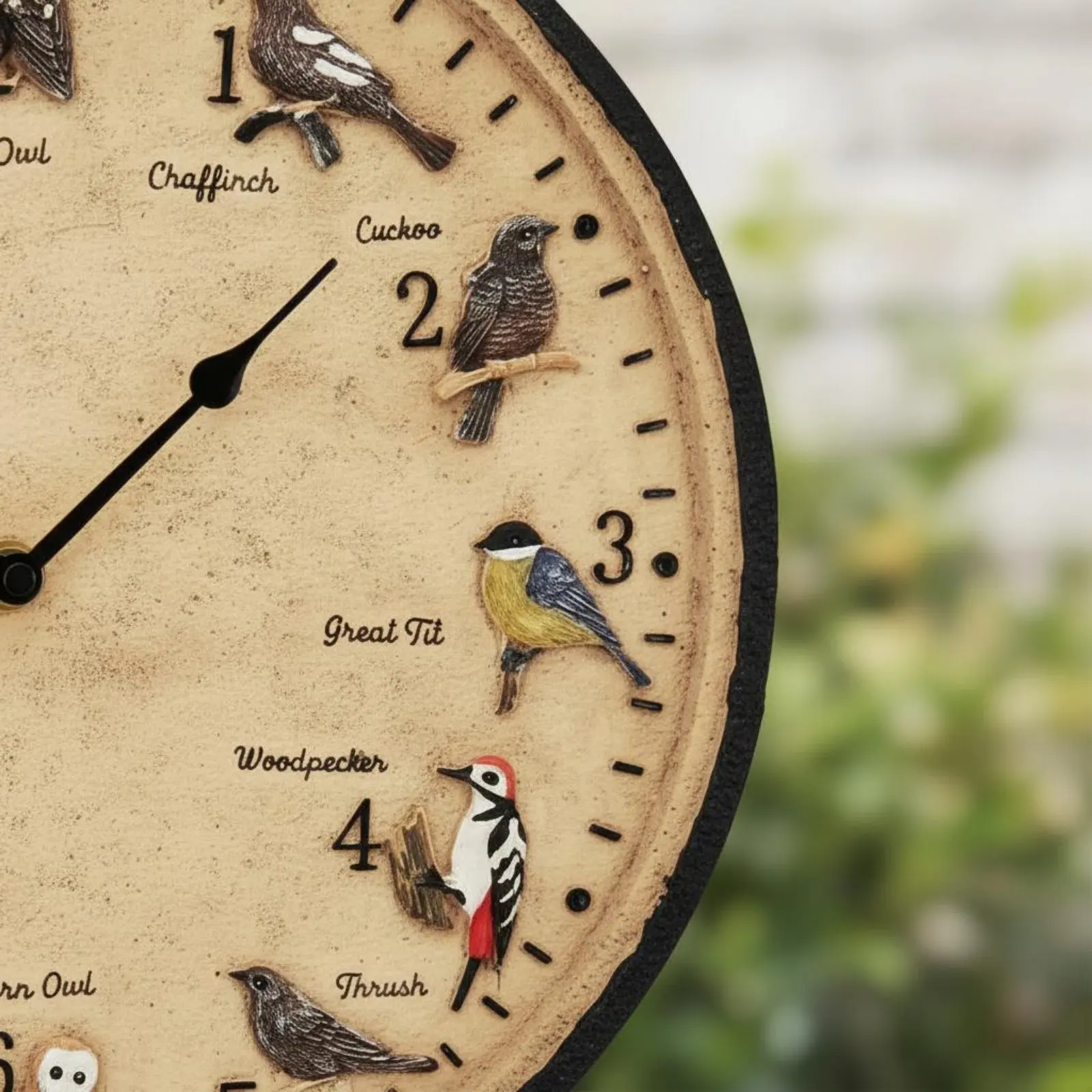 Reloj de pared con diseño de aves para exterior - imagen 2