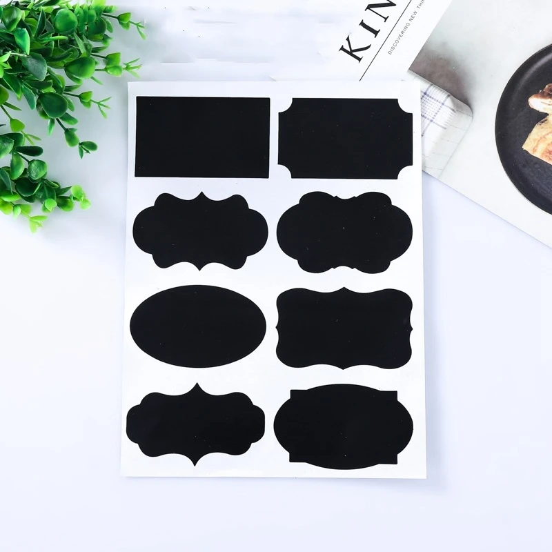 Kitchen Jars Stickers Adhesive Labels For Jars Spice Bottles Erasable labels Home Jars Bottles Tags Kitchen Organizer Sticker