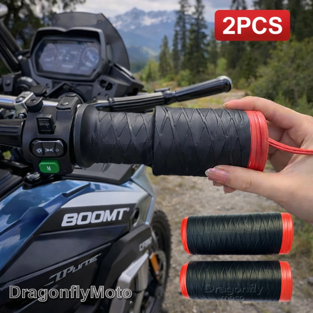 

Motorcycle Silicone Handlebar Cover For CFMOTO 800MT 800 MT 2021 2022 CF800 Self Shrinking Non-Slip Motorcycles Grip Covers