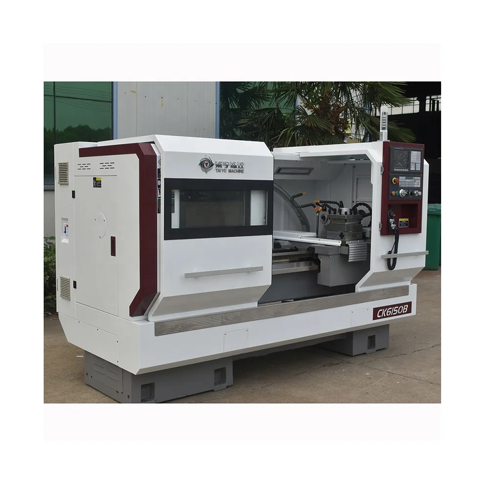 Flat Bed Hine Price Hiah Quality Ck6150 Cheap Cnc Horizontal Lathe Metal Manufacturing Plant Single Provided Gearbox 82