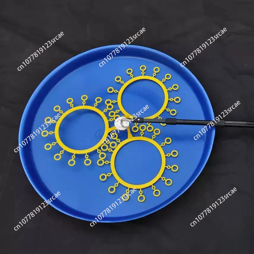 Bubble Show Props 3/4/5 Heads Full Star Long Bubble Ring  for Performance