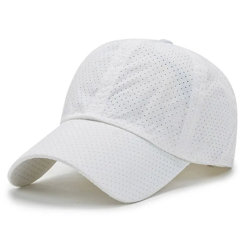 Mesh-Schnelltrocknende Kappe für Herren Lauf- und Sportbaseballmütze Damen Golf-Tenniskappe Atmungsaktiver Sonnenhut für Outdoor-Jogging – Detail 6