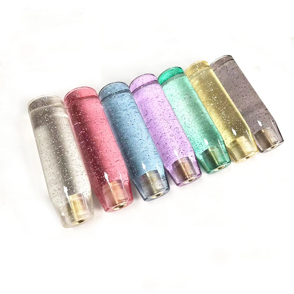 

15cm Car Crystal Resin Gear Shift Knob Bubble AT MT Auto Manual Stick Gear Shifter Stick Fit For Honda Toyota Nissan Mitsubishi