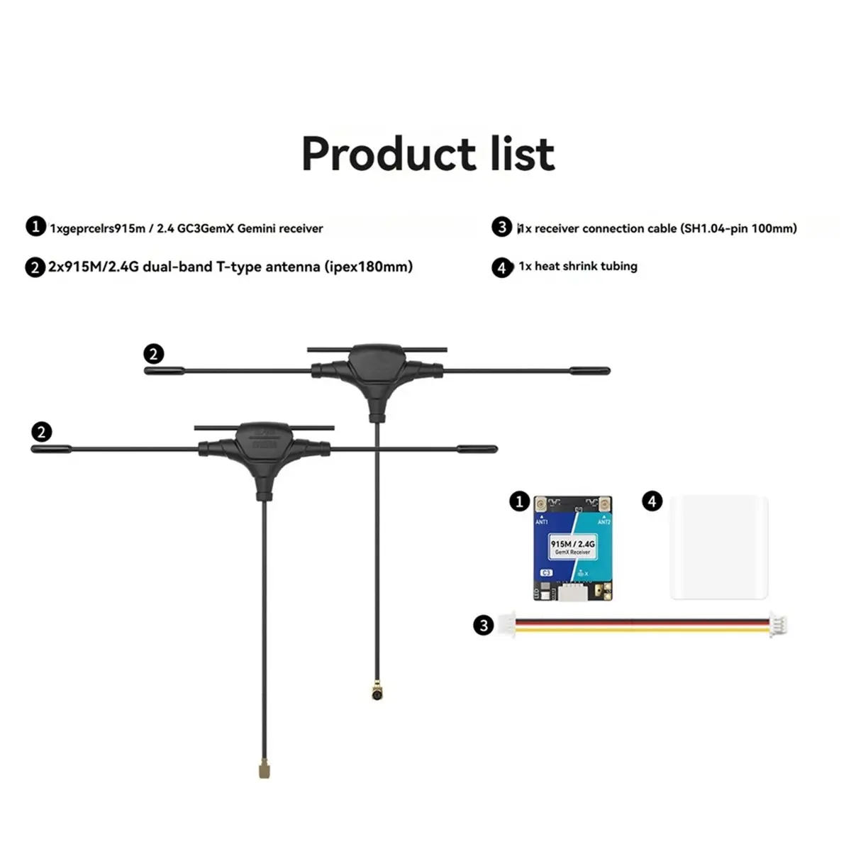 Can buy ELRS 915M/2.4G C3 GemX Receiver ESP32-C3 Supports Bidirectional Mavlink Communication for RC FPV Drone Parts