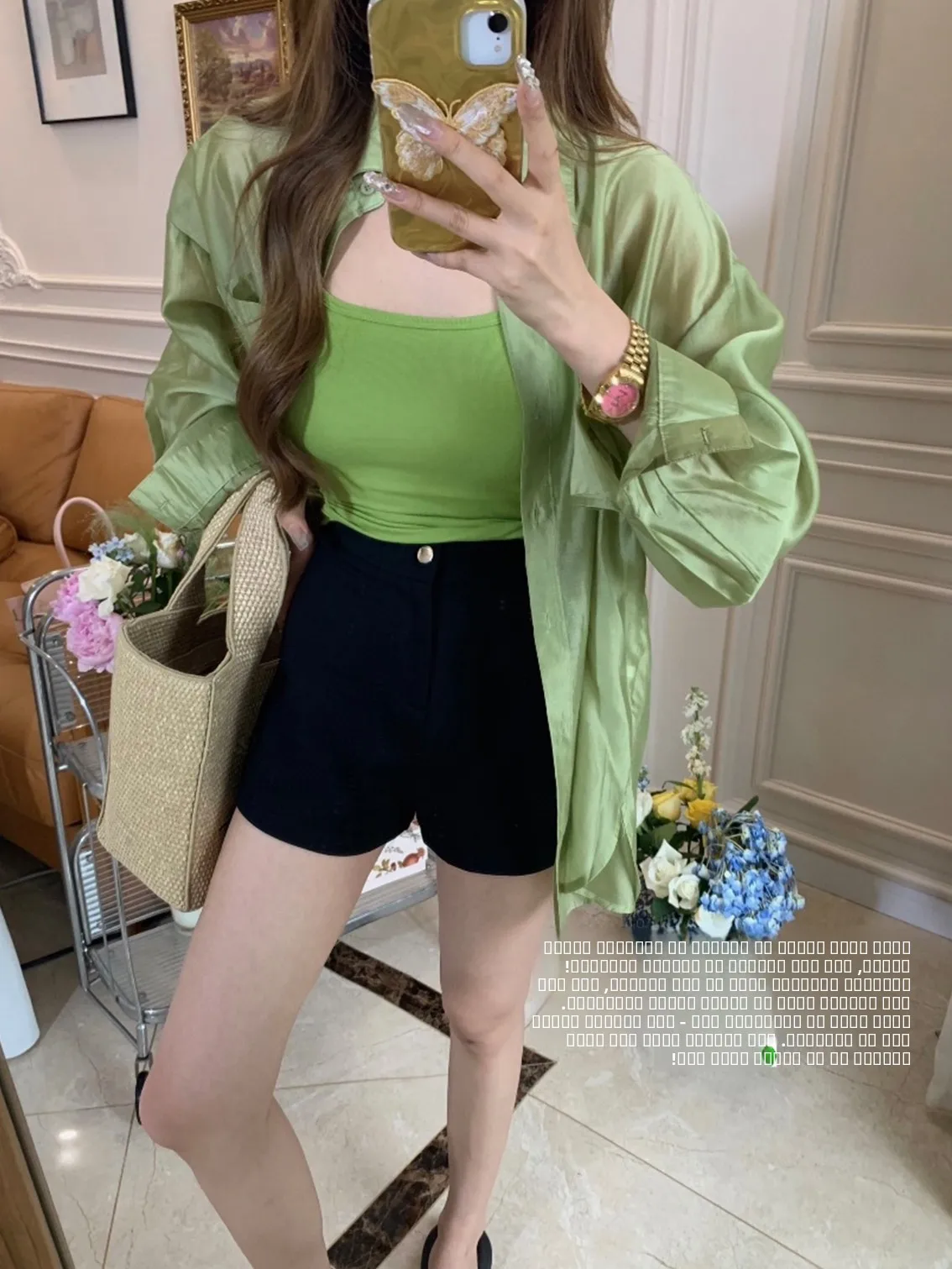 

Женские классические шорты А-силуэта с высокой талией, повседневные, больших размеров, для офиса, летние