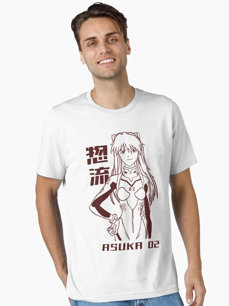 2026 Heiß begehrtes Sommer-Mode-T-Shirt: Anime New Century Gospel Warrior – Lässiges Baumwoll-Rundhals-T-Shirt für Outdoor und Streetwear