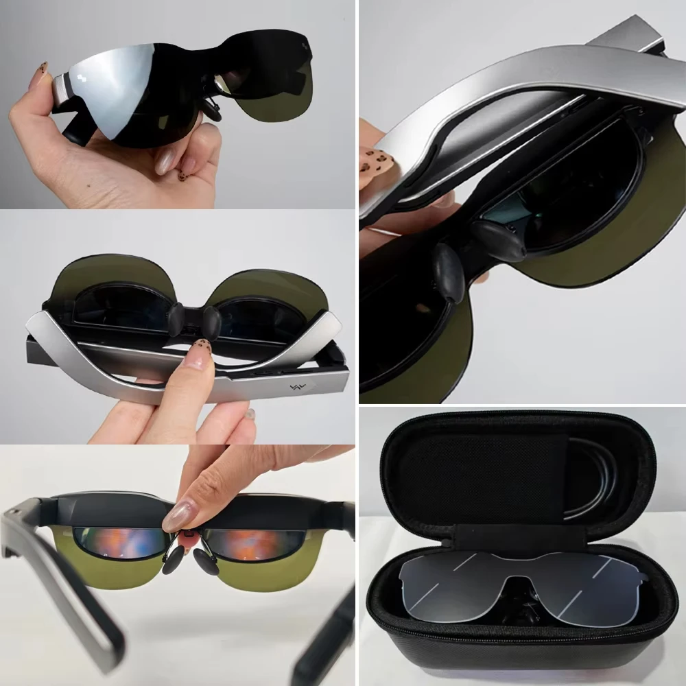 Óculos TCL RayNeo Air 3 AR 2024 120Hz 100 polegadas IMAX Theatre View SeeYA Micro OLED 5a geração Tela de 0,6 '' Nova tecnologia