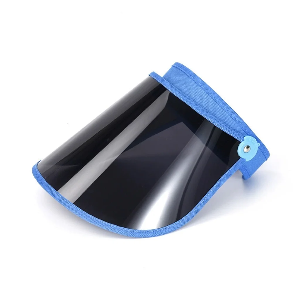 

New Candy Color Sun Hat PVC Plastic Anti-UV Sunshade Cap Baseball Cap