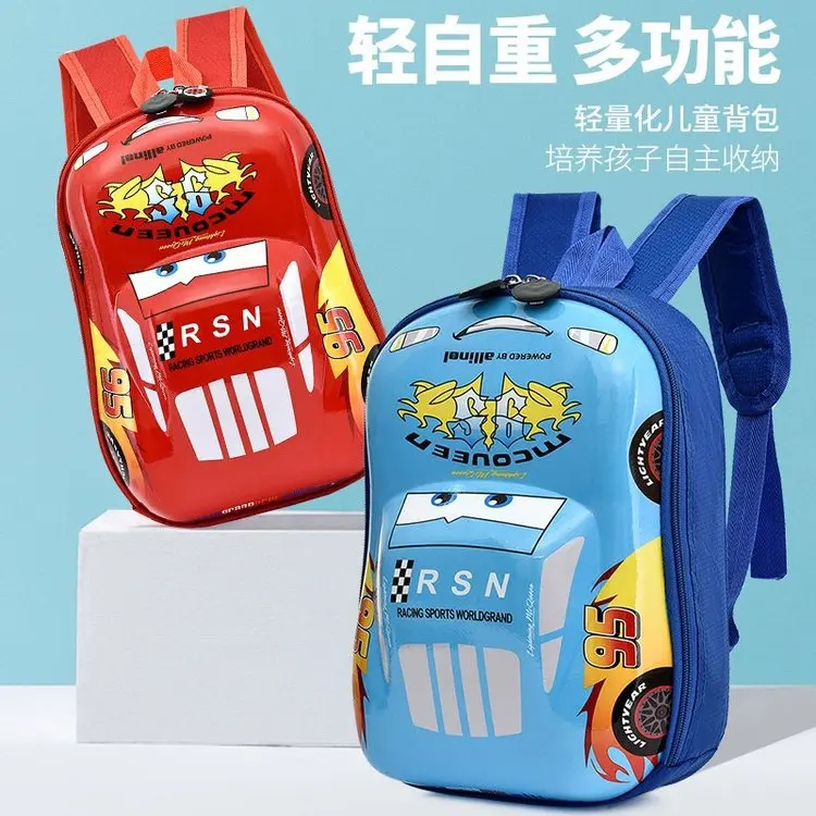 New Disney kids Cartoon cars Backpack  school bag Girls Princess Backpack Primary Schoolbag