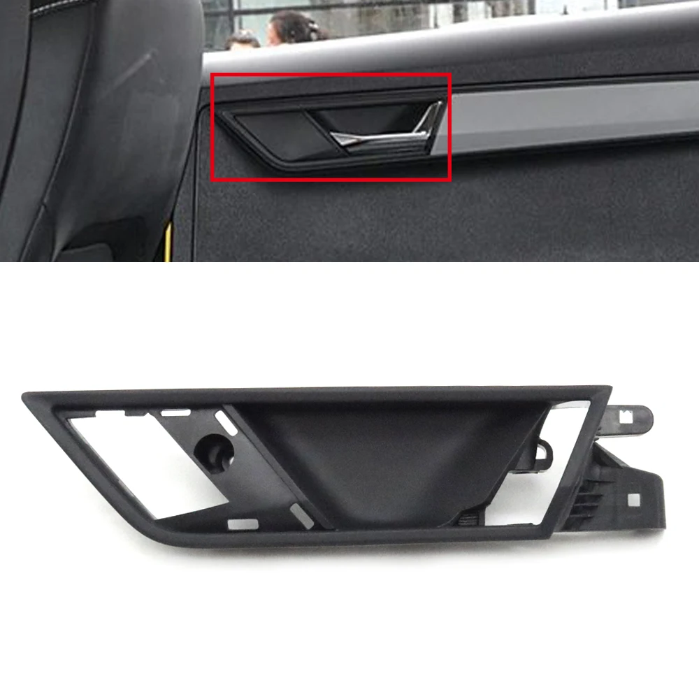 

Rear Right Side Car Inner Door Pull Handle Panel Cover Trim Frame For Skoda Fabia 2015-2017