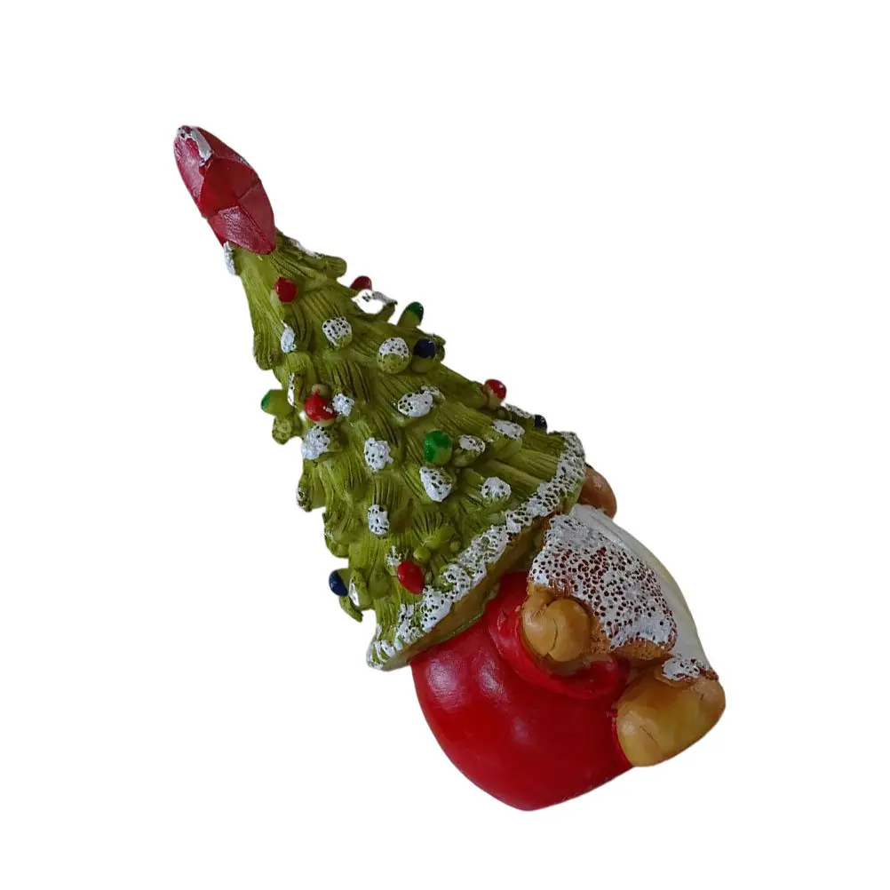 

Xmas Decoration Resin Christmas Adornment Desktop Outdoor Ornaments Party Tree Gnome Statue Decorations