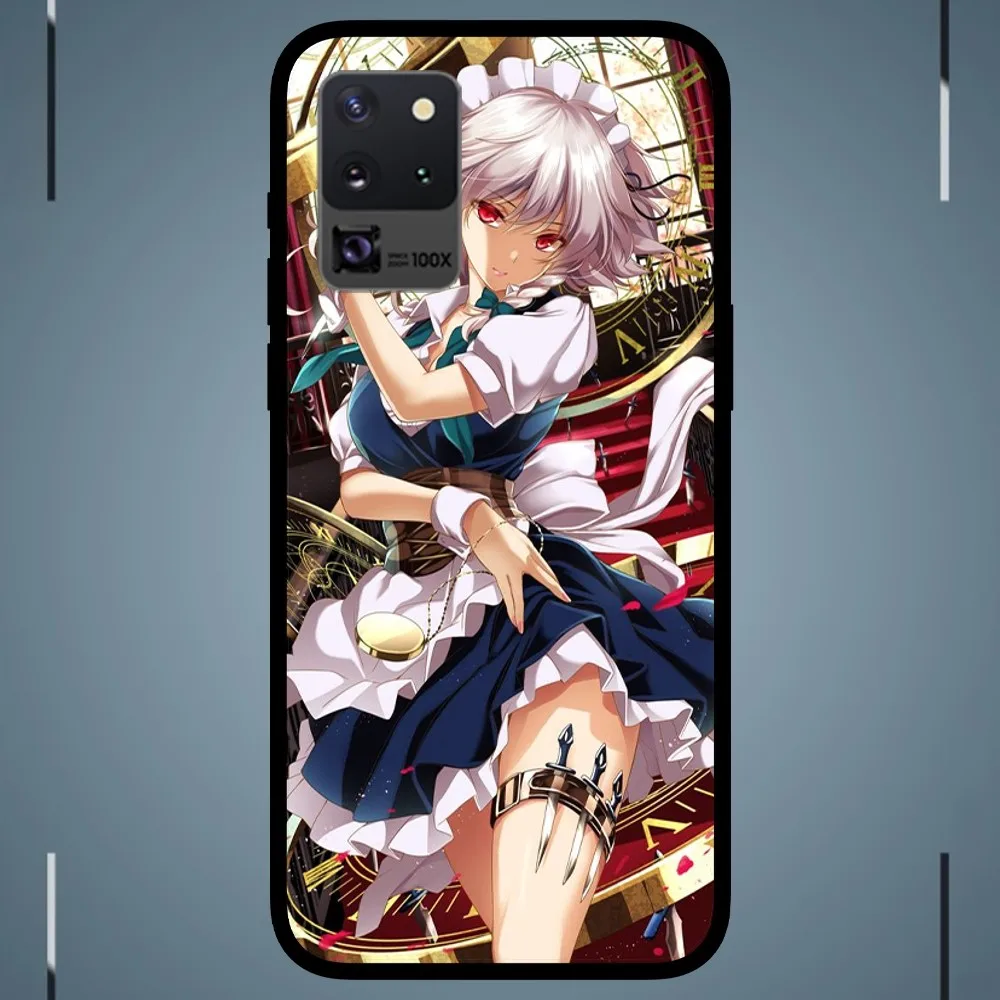 Game Touhou Project  Phone Case For Samsung Galaxy S24 S23 S22 S21 S20 FE Note9 10 Plus Ultra Lite 5G Black Phone Case