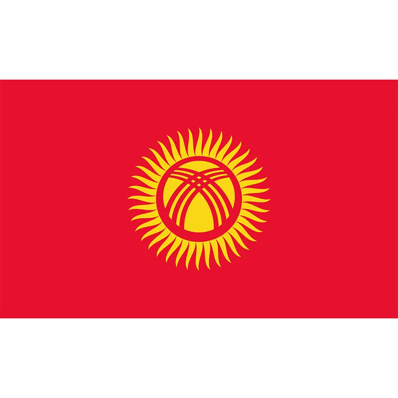 90X150cm Kyrgyzstan National Flag for Sports Games Meeting Gift for Decoration