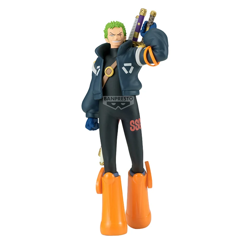 Tersedia Bandai Original Banpresto ONE PIECE Roronoa Zoro Anime Action Figure Model Mainan