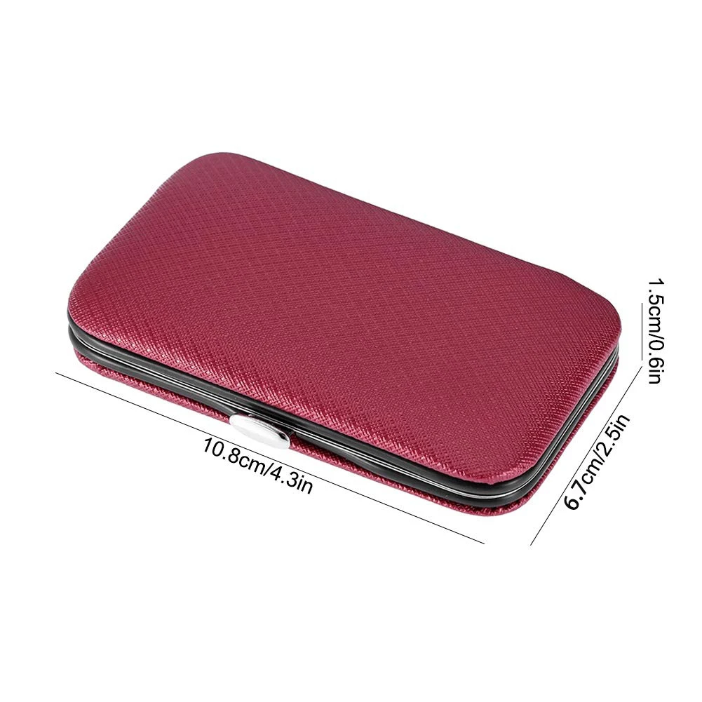 Ensemble de coupe-ongles 8 pièces, coupe-ongles en acier inoxydable, ensemble de pédicure professionnel Portable, Kit de ciseaux à ongles