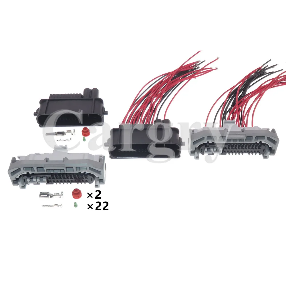 1 Set 24P Auto Headlight Assembly Wire Plug AC Assembly Automobile Socket 6189-7426 90980-12A92 For Toyota Lexus TS