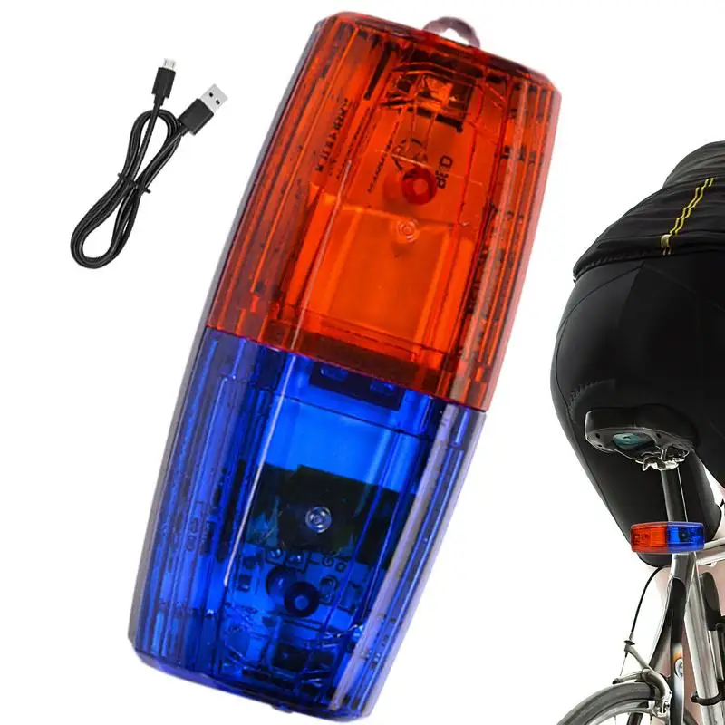 Personal Warning Lights Night Riding Safety Lights Security Signal Light For Outdoor Rescue Traffic Guidance Cycling Red Blue