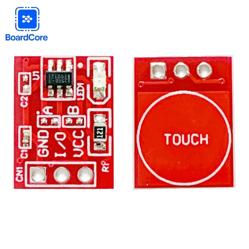 Picture 4: 5-20PCS TTP223 Touch Sensor Module 2.5V-5.5V Single Channel Capacitive Switch Sensor with Self-Lock/Momentary Mode for Arduino