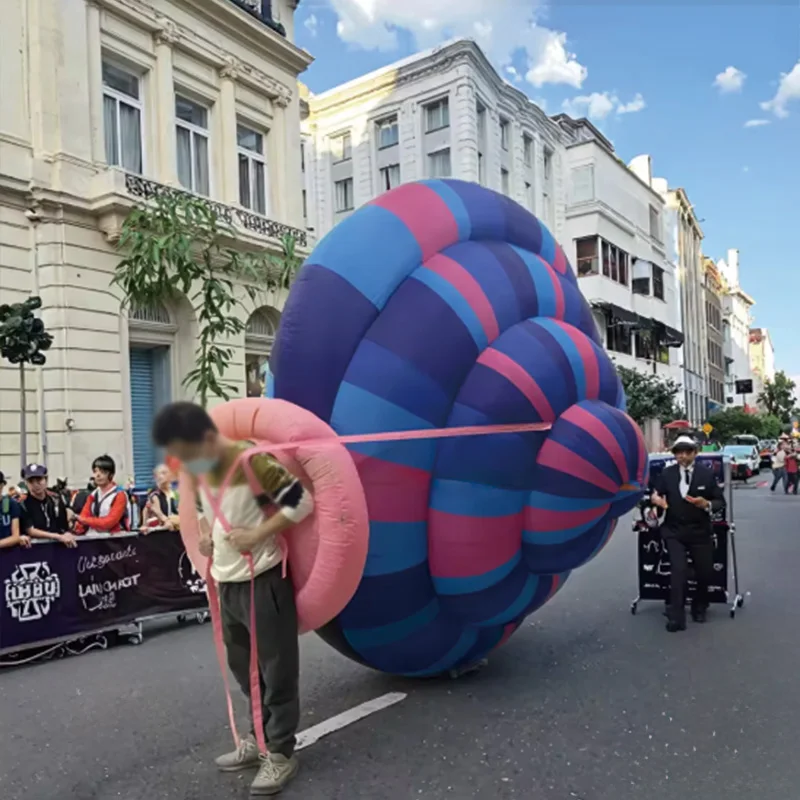 

Inflatable snails with blowers, animal-based air models, outdoor shopping mall squares or parade decorations