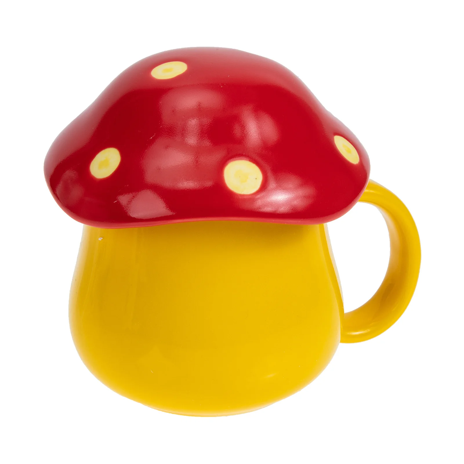 

Mushroom Shaped Ceramic Mug Cartoon Water Cup Decorative Household Tea Cup Safe for Various Beverages Mushroom Mug