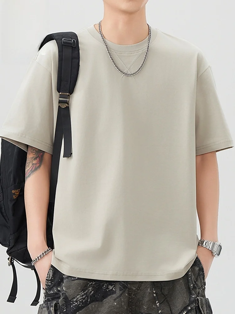 

Мужская футболка с коротким рукавом, повседневная, с круглым вырезом, для прохладного лета, легкая, удобная, дышащая, модная.