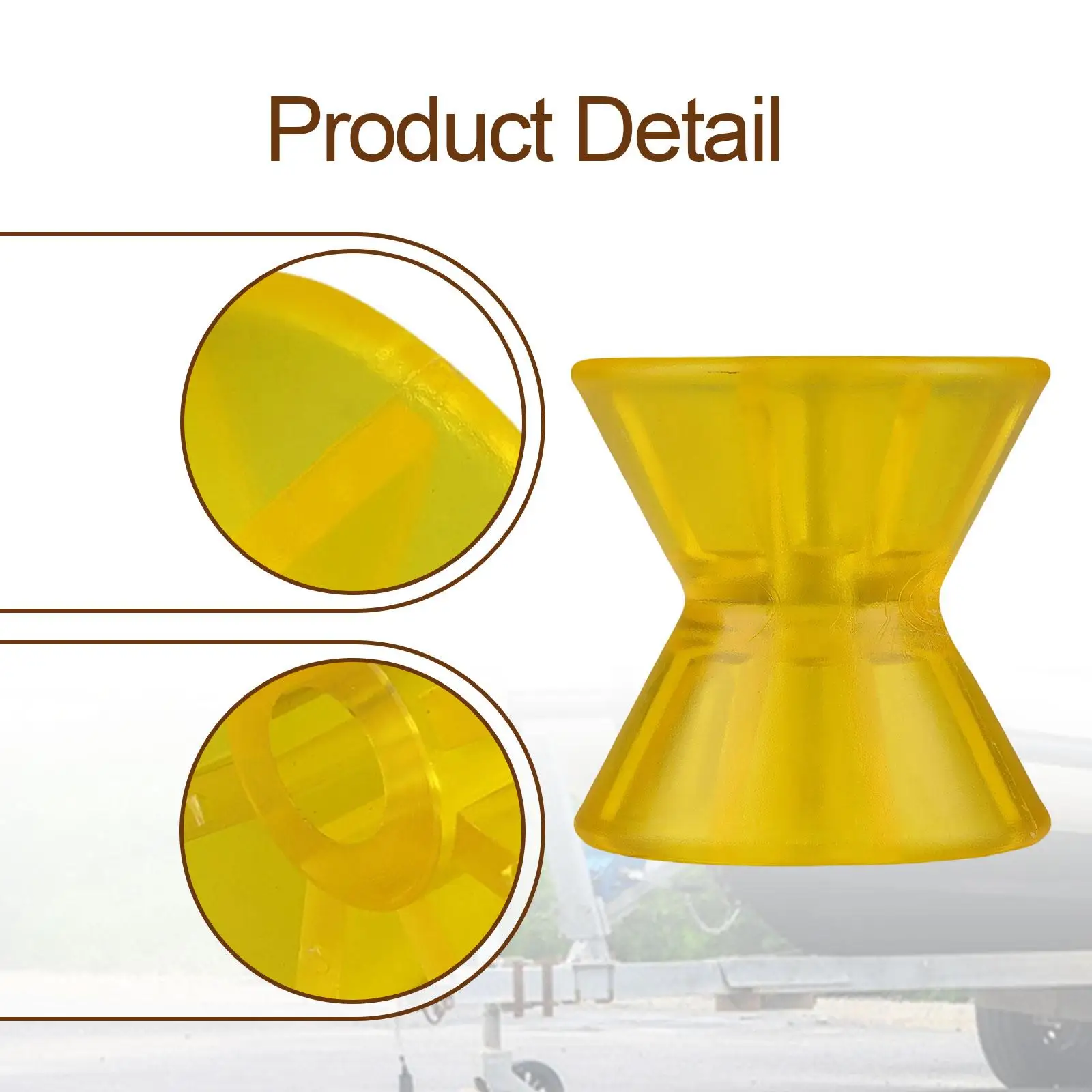 Rullo per rimorchio marino di aggiornamento del rullo di prua in PVC ad alta elasticità per forniture di trasporto di caricamento di barche