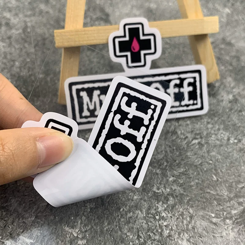 Mixed Colors Muc Off Bike Frame Stickers Waterproof Sunscreen Scratch Resistant Protective Decals for MTB Road Bike Accessories