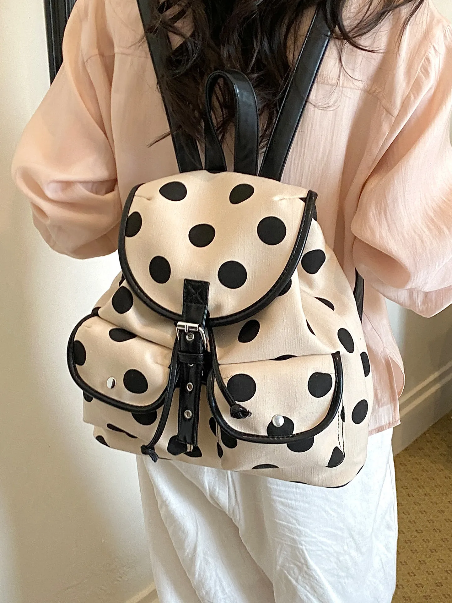 Модный рюкзак в горошек для же – обзор и цена Women Bags In Trend