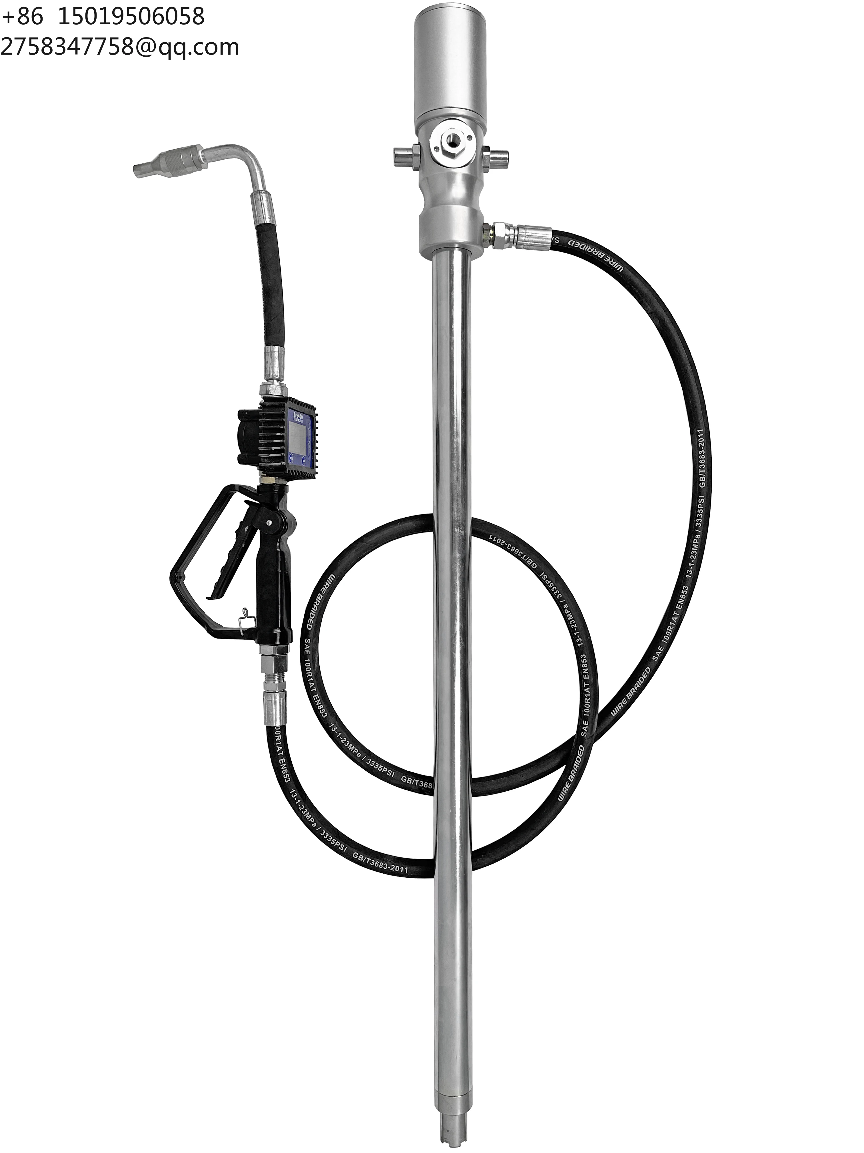 Lubricants Oil Grease Dispensing Systems With Pump Applied on Drums With Hose Reel