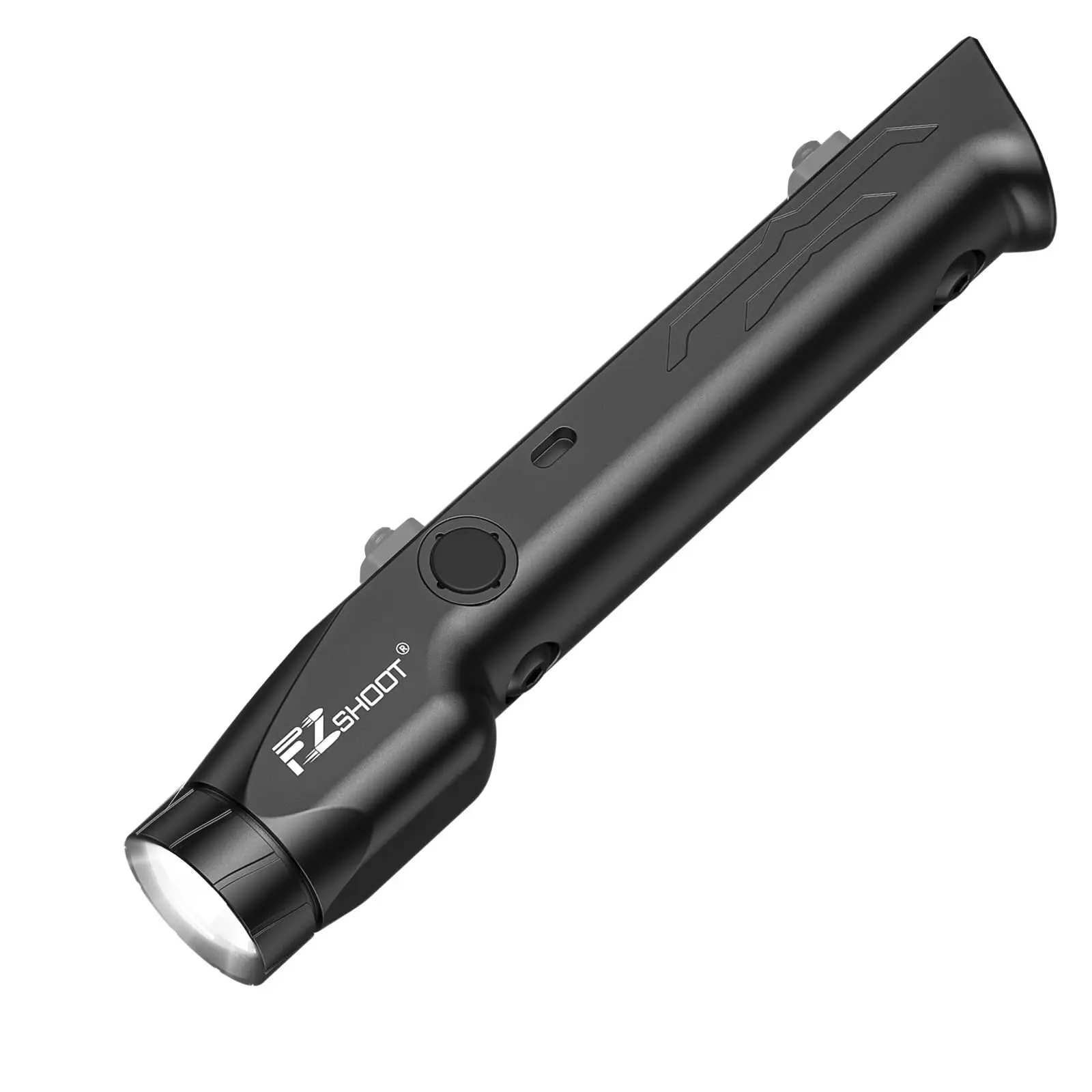 EZshoot Kompakte Taschenlampe 1700 Lumen LED-Licht für M-Rail und Picatinny-Schiene Magnetisch Aufladbar mit Stroboskop-Modus für die Jagd – Detail 1