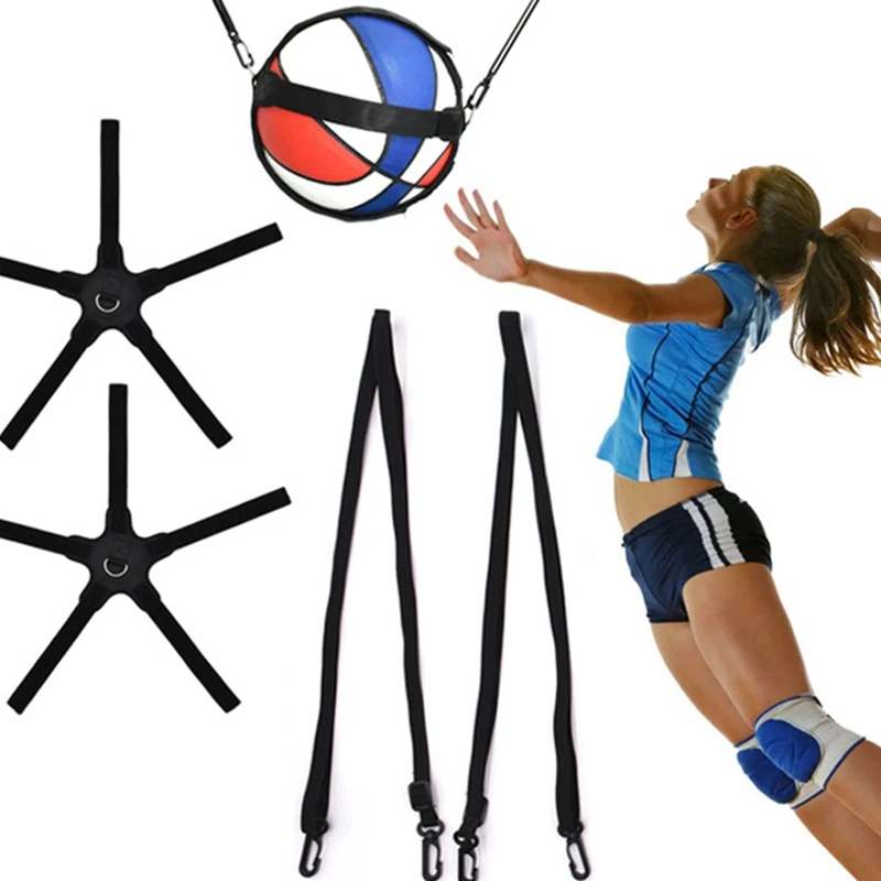 Volleyball Spikes Trainer Elasticity Fastener Adjustable Spikes Training Assistant Premium Volleyball Training Belt