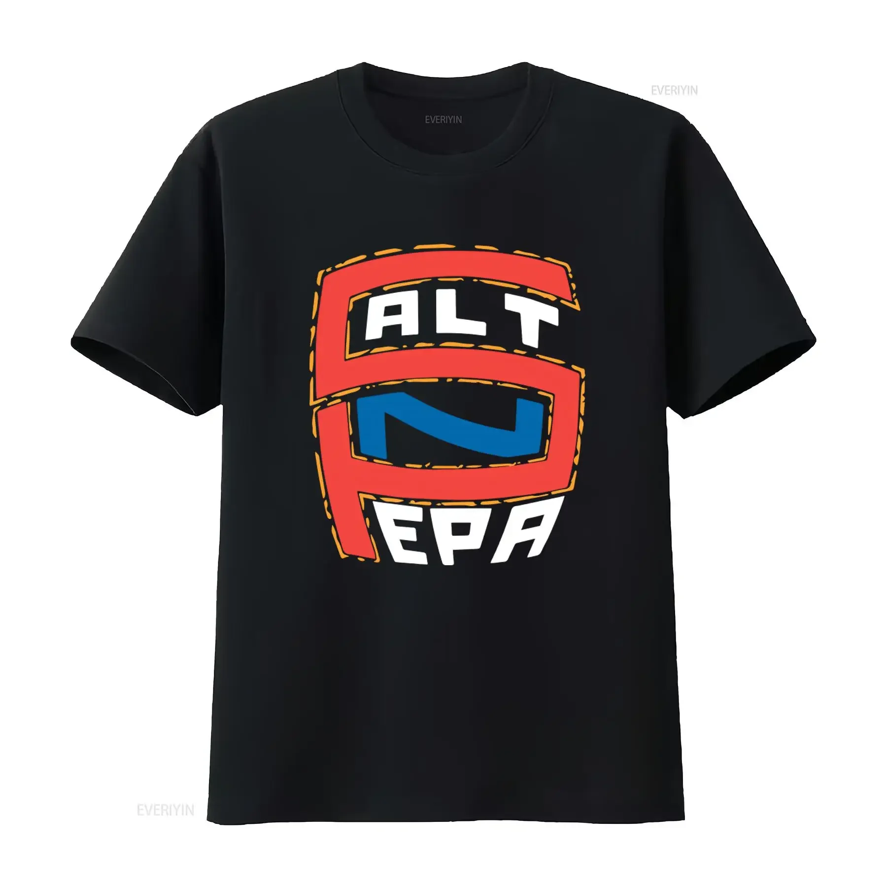 Salt N Pepa Logo Hip Hop Rap T Shirt Whatta Man Get Up Everybody Very Necessary Design vintage Washed Casual fashion homme