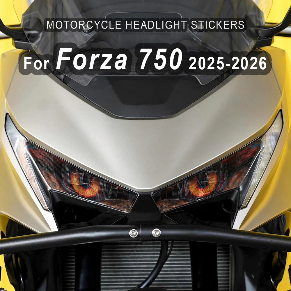 

Cool Motorcycle Headlight Stickers Accessories For Honda Forza 750 Forza750 NSS750 NSS 750 2025 2026 Headlamp Protective Decals