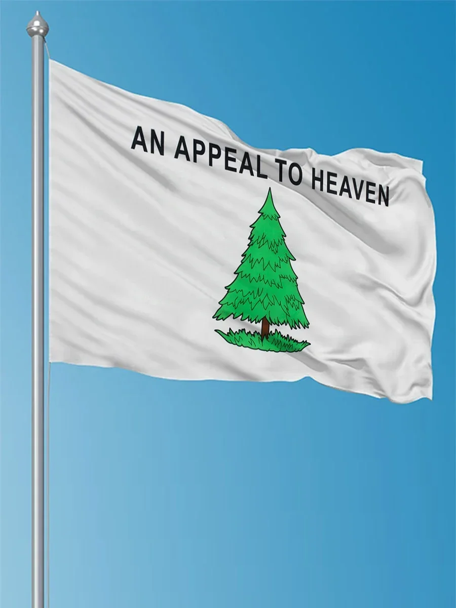 JimonFlag 90x150cm Washingtons Cruisers Liberty Pine Tree AN Appeal to Heaven Flag For Decoration