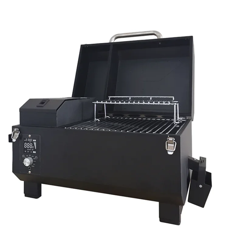 Hot-selling Indoor And Outdoor With Wood Pellet Feeding Portable Pellet Grill