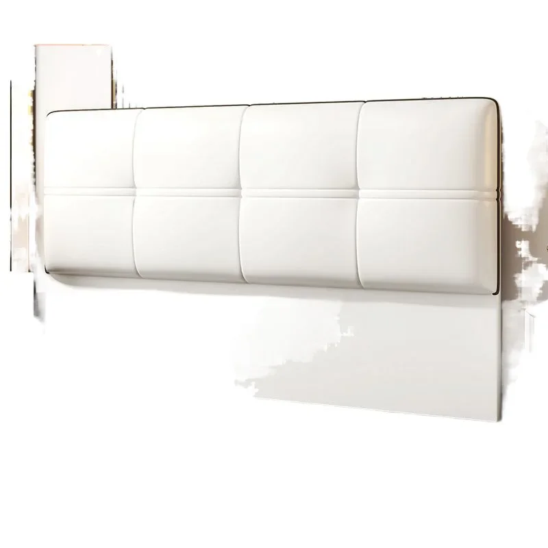 

Buy single light luxury floor bedside small apartment new modern simple solid wood backrest microfiber leather ultra-thin soft b