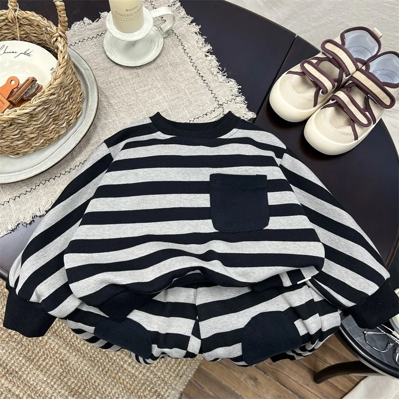 

Boys Sweatshirts +Pants Kids Suits 2PCS/Set Cotton 2025 Cool Spring Autumn Cotton Christmas Gift Teenagers Tracksuits Outfits Ch