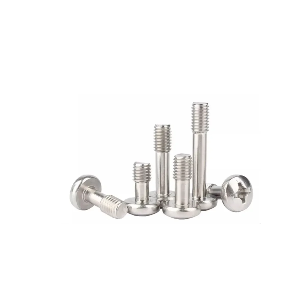 Vis à Tête Ronde Croisée en Acier Inoxydable 304, Accessoire Anti-desserrage et Anti-desserrage