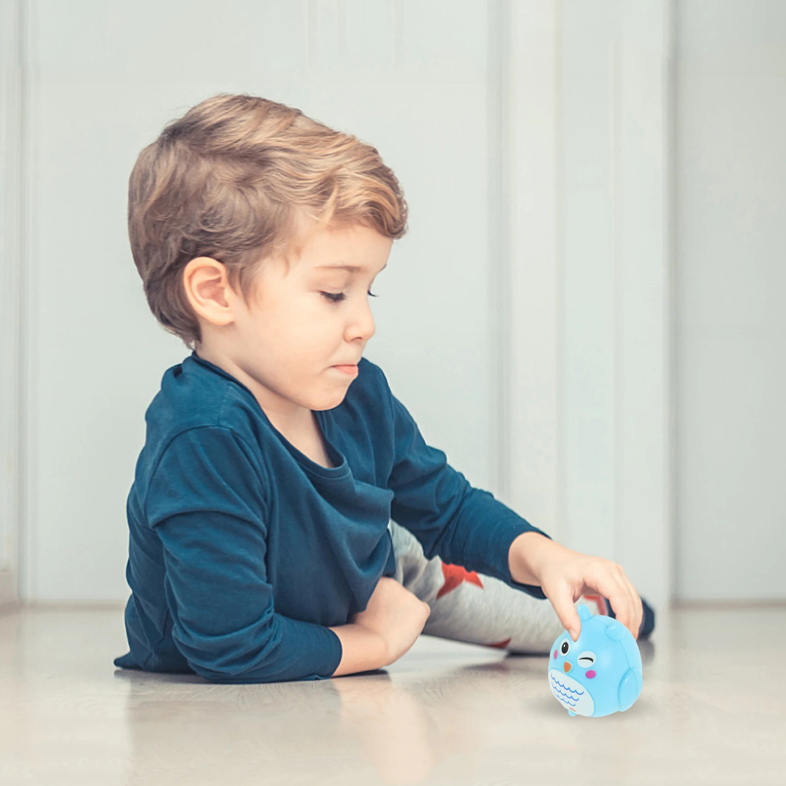 Mini voiture électrique en forme d'animal, 6 pièces, jouets pour bébés et tout-petits, voitures à Friction en Pp