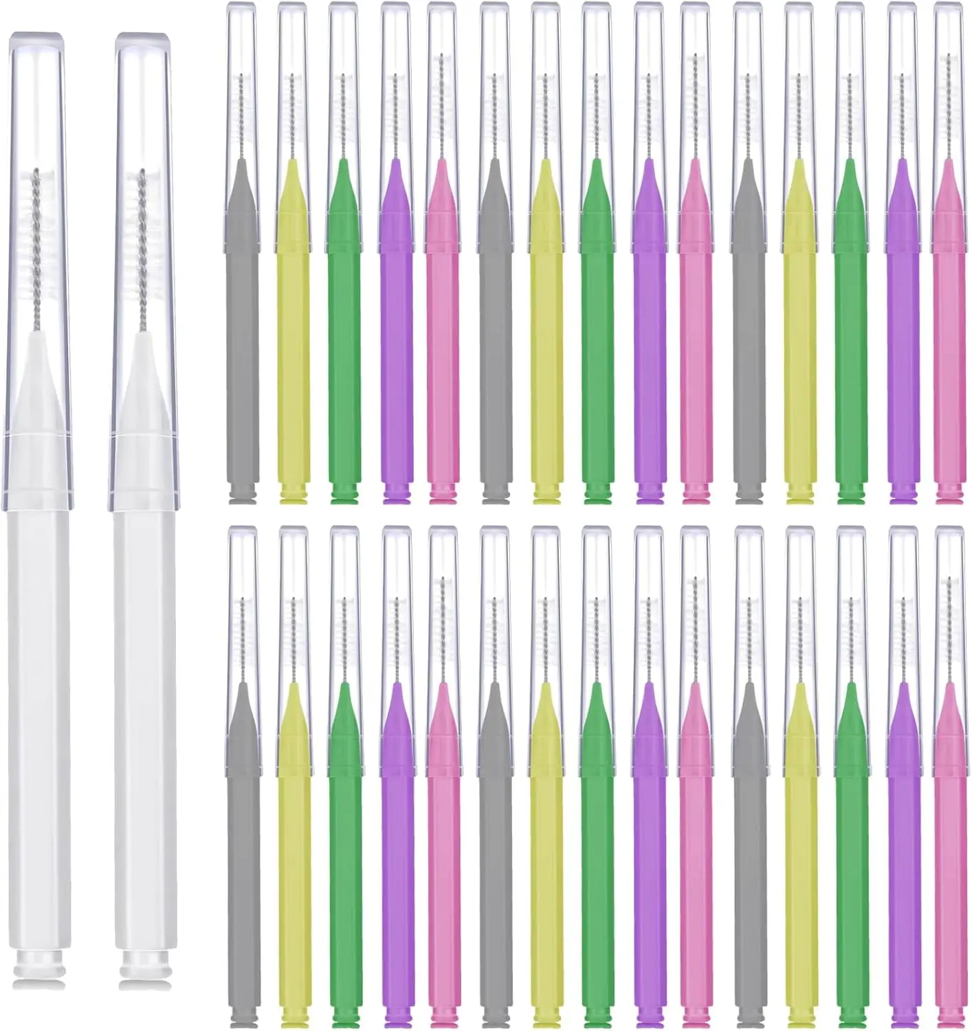 

Pcs Braces Brush Flossers Interdental Brush Toothpick Dental Tooth Flossing Head Oral Dental Hygiene Flosser Soft Toothpick Toot